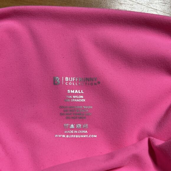 Buffbunny Collection Size Small Leggings High Waist Pink No Tags - Picture 3 of 4